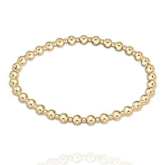 graceful gold bead bracelet