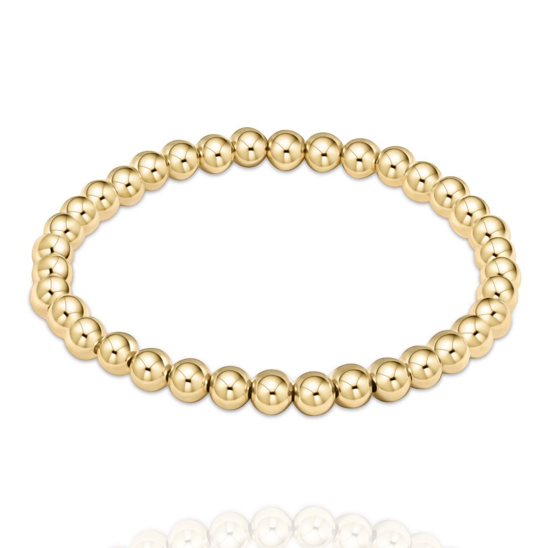 original gold bead bracelet - 5mm
