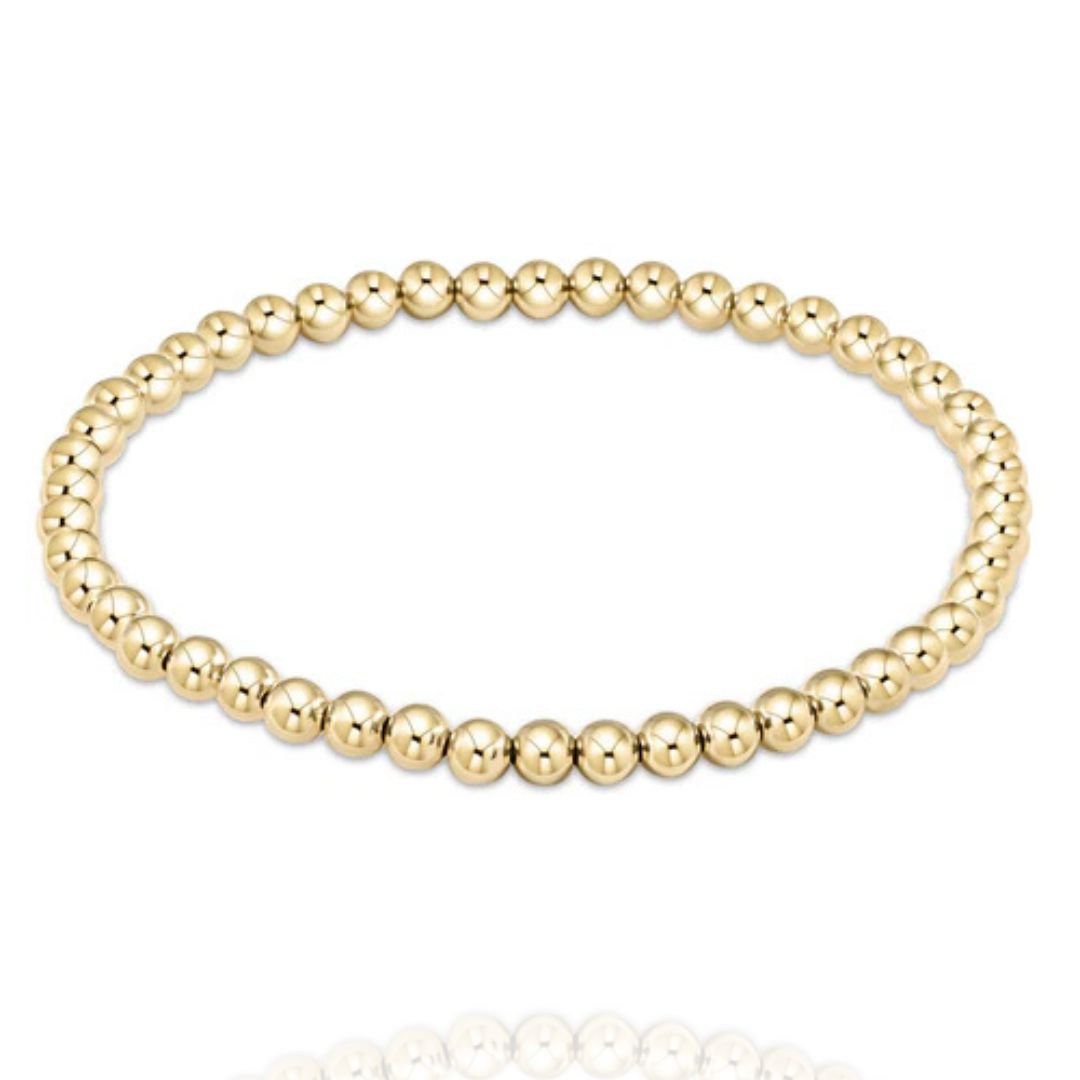 original gold bead bracelet - 4mm