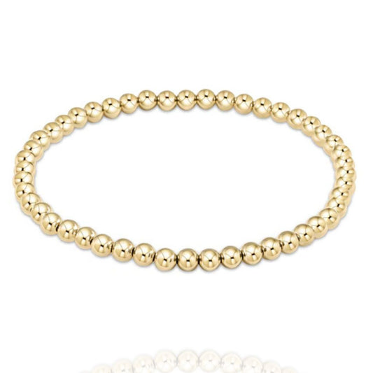 original gold bead bracelet - 4mm