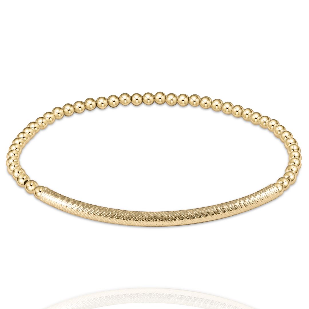 boundless textured gold bracelet