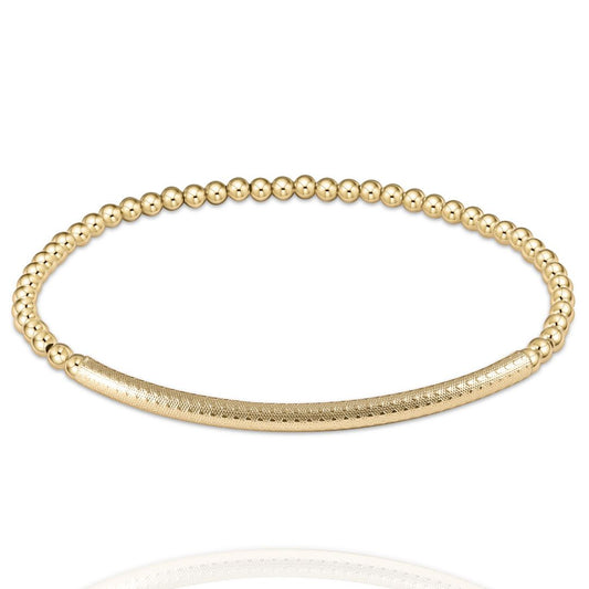 boundless textured gold bracelet